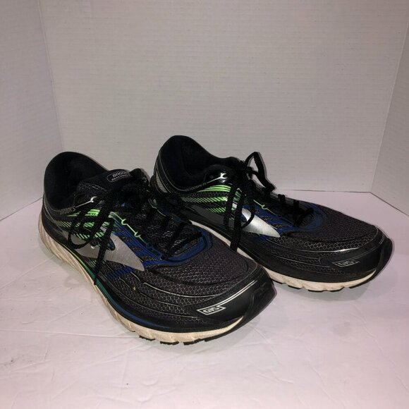Brooks Mens Size 12.5 Black Blue Green Glycerin 15 Running Sneakers Shoes main image 13